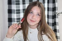 Image 1 of "Sweater Weather" Dark Red Tinted Gloss!