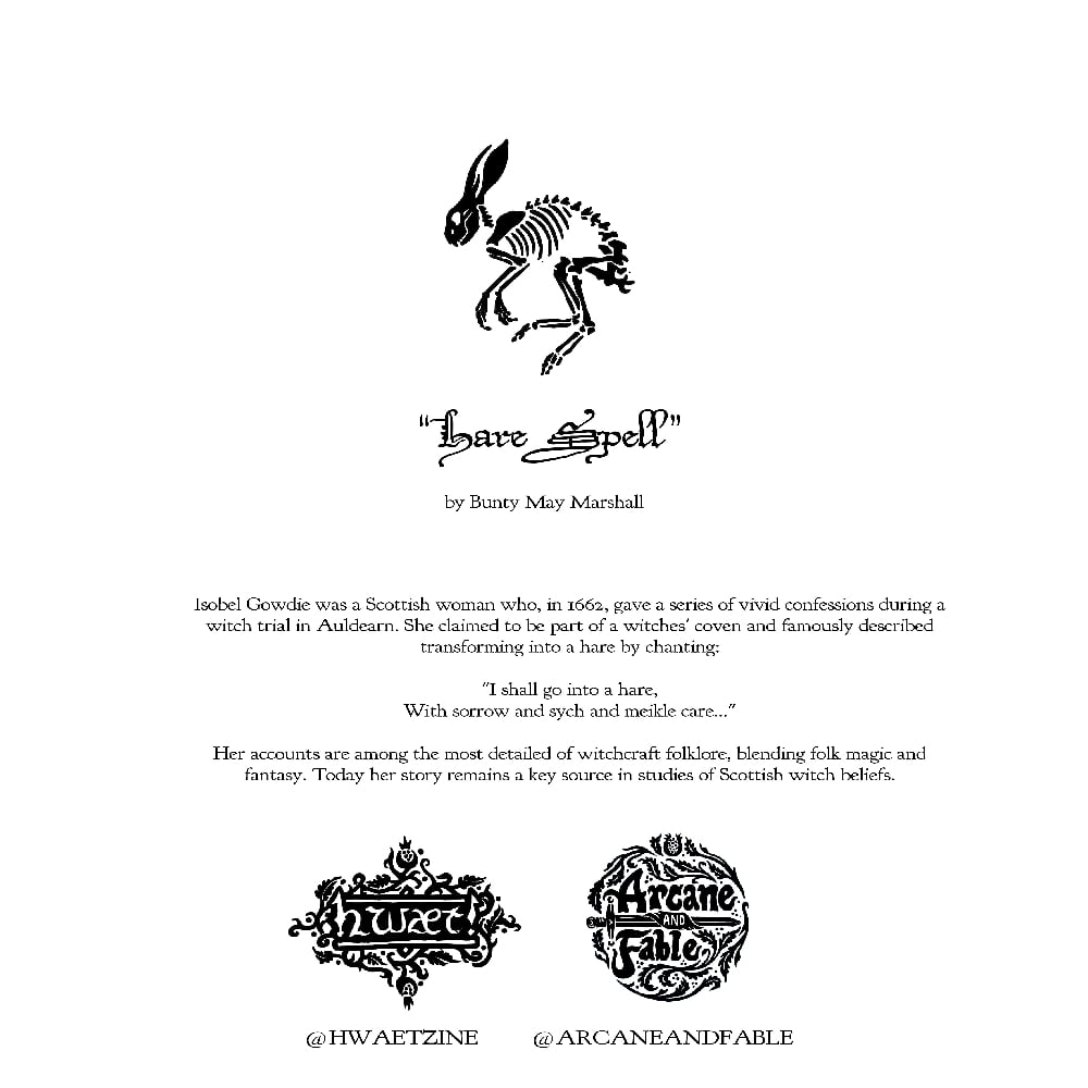 HARE SPELL GREETING CARD PACK (3)