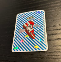 Image 2 of Sneaker Sticker "Virgil Was Here" Jordan 1 Chicago X Off-White