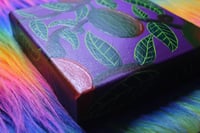 Image 4 of Tropical Mangos on Vines 6x6 Original 🍃