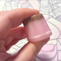 Image 4 of TBH creature Yippee pudding cup keychain with squishy inside!