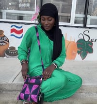 Image 1 of African Fabric Cross Body Bags 