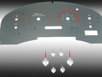 Image 3 of 04-08 FORD F150 AFTERMARKET GAUGE FACES & NEEDLES (INSTALLED MAIL-IN)