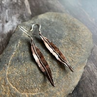 Image 1 of Autumn Leaf Earrings ~ Willow