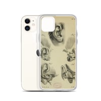 Image 7 of Vintage Book Page Anatomical Illustration Human Ear Clear Case for iPhone®