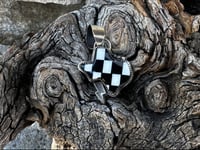 Image 1 of Intarsia Checkered Texas