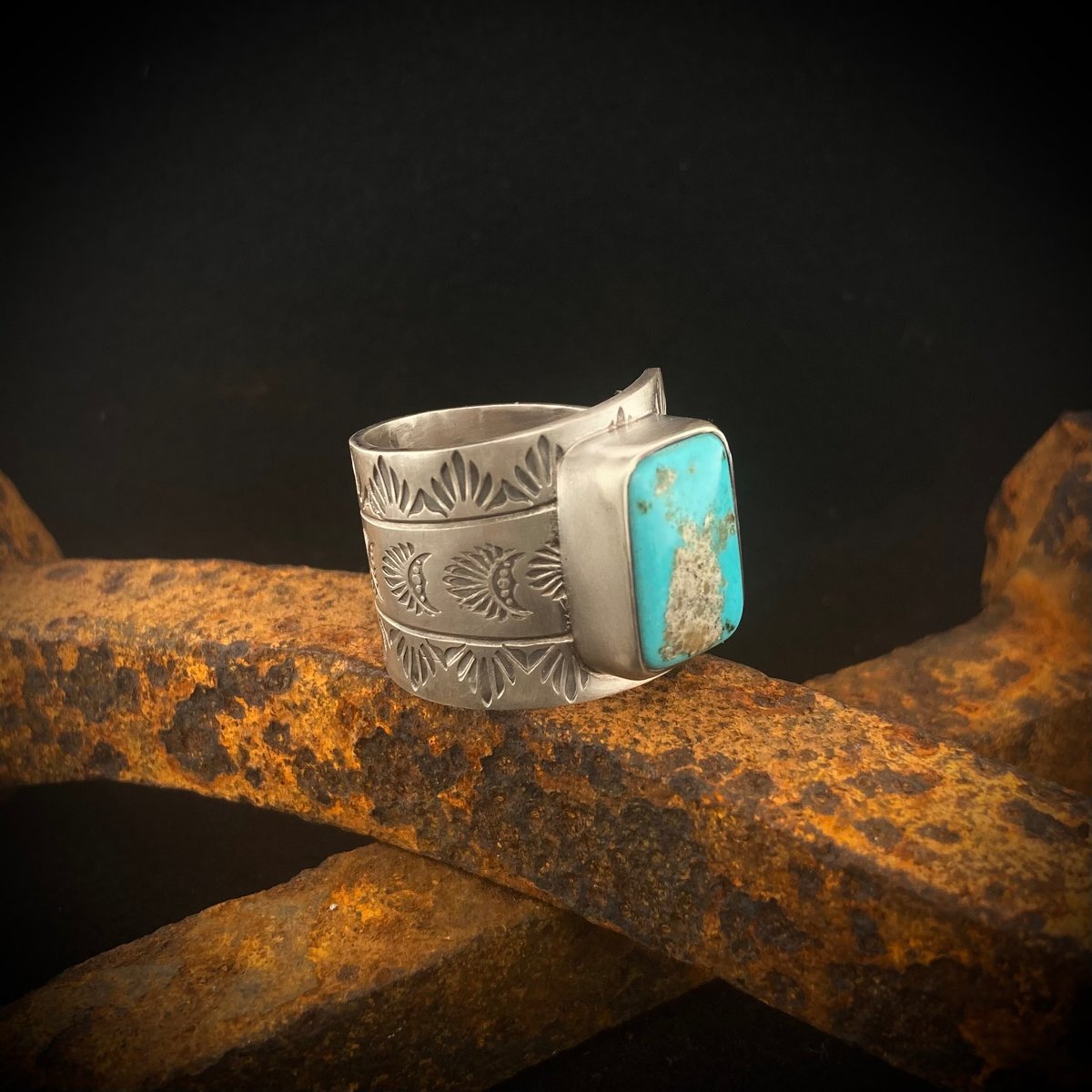 Blue Gem Turquoise Ring 4
