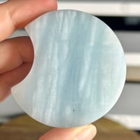 Image 4 of Aquamarine Moon With Stand (40B)