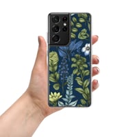 Image 18 of Art Nouveau Inspired Blue Boho Floral Clear Case for Samsung®