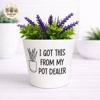 I Got This From My Pot Dealer Pot - White 14cm