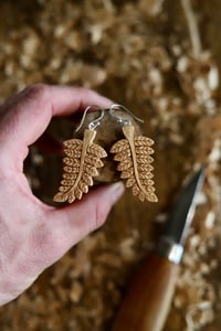 Image 2 of   Fern Leaf Earrings