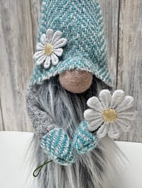 Image 4 of Harris Tweed Wee Luskentyre Gnome daisy gnome