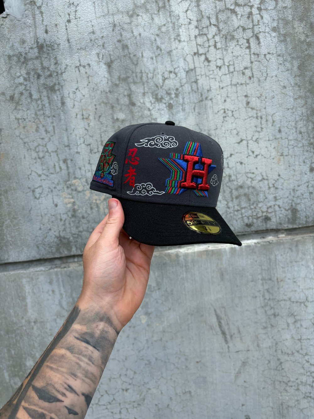 Image of 3M CHINA SKY MULTI TONE HOUSTON ASTROS CUSTOM FITTED CAP