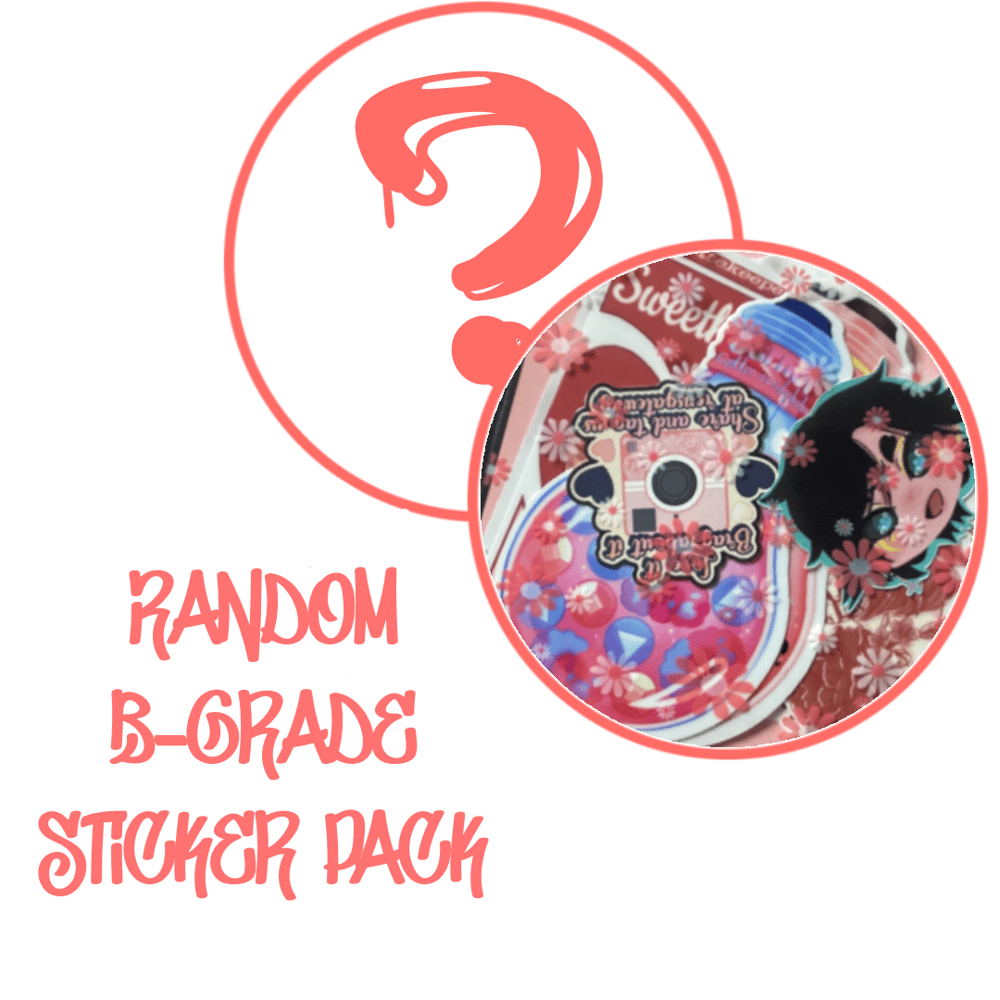 Image of B grade Radom sticker pack 