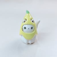 Image 1 of Banana Cat Ceramic Figurine 