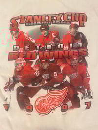 Image 2 of 1997 Red Wings Stanley Cup Tee (L)