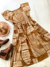 Ready Made Butterscotch Top/Skirt Set with free postage 