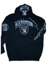 Oakland Black and Silver football Hoodie