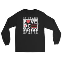 Image 1 of LOVE DC GOGO "50 YRS OF GOGO" Men’s Long Sleeve Shirt