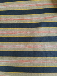 Image 2 of Namasté Fabric rayures bleu-marine