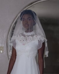 Image 1 of 1970s Lace Veil