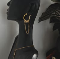 Chain Hoops - Gold