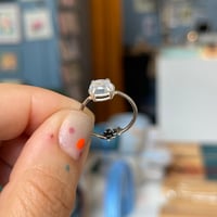 Image 2 of stars and moonstone ring