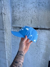 Image 4 of PARTLY CLOUDY SKY BLUE ANEHEIM ANGELS CUSTOK FITTED CAP