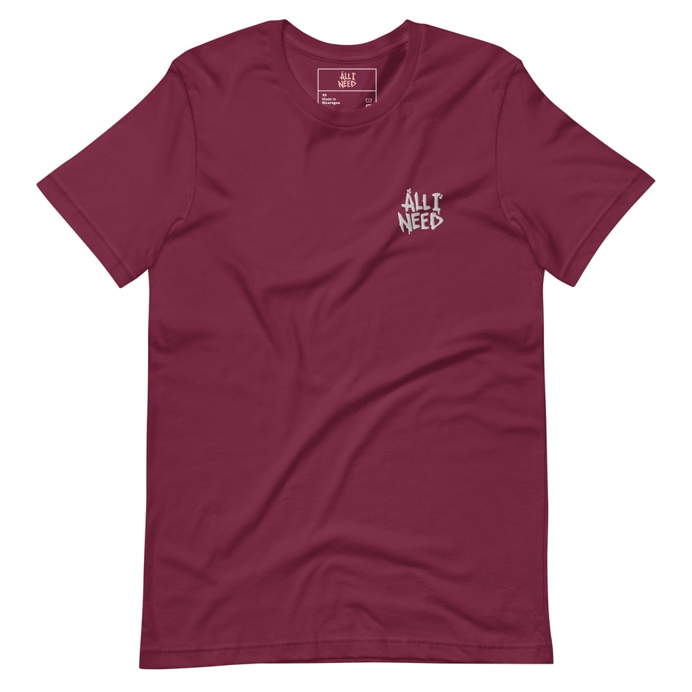 All I Need Embroidery Unisex t-shirt