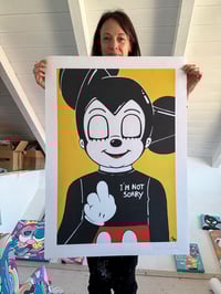 Image 1 of Not sorry poster . 