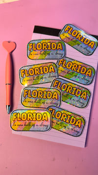 Image 4 of Florida Holo Glitter Sticker