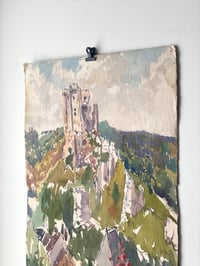 Image 2 of Tableau ancien recto-verso gouache