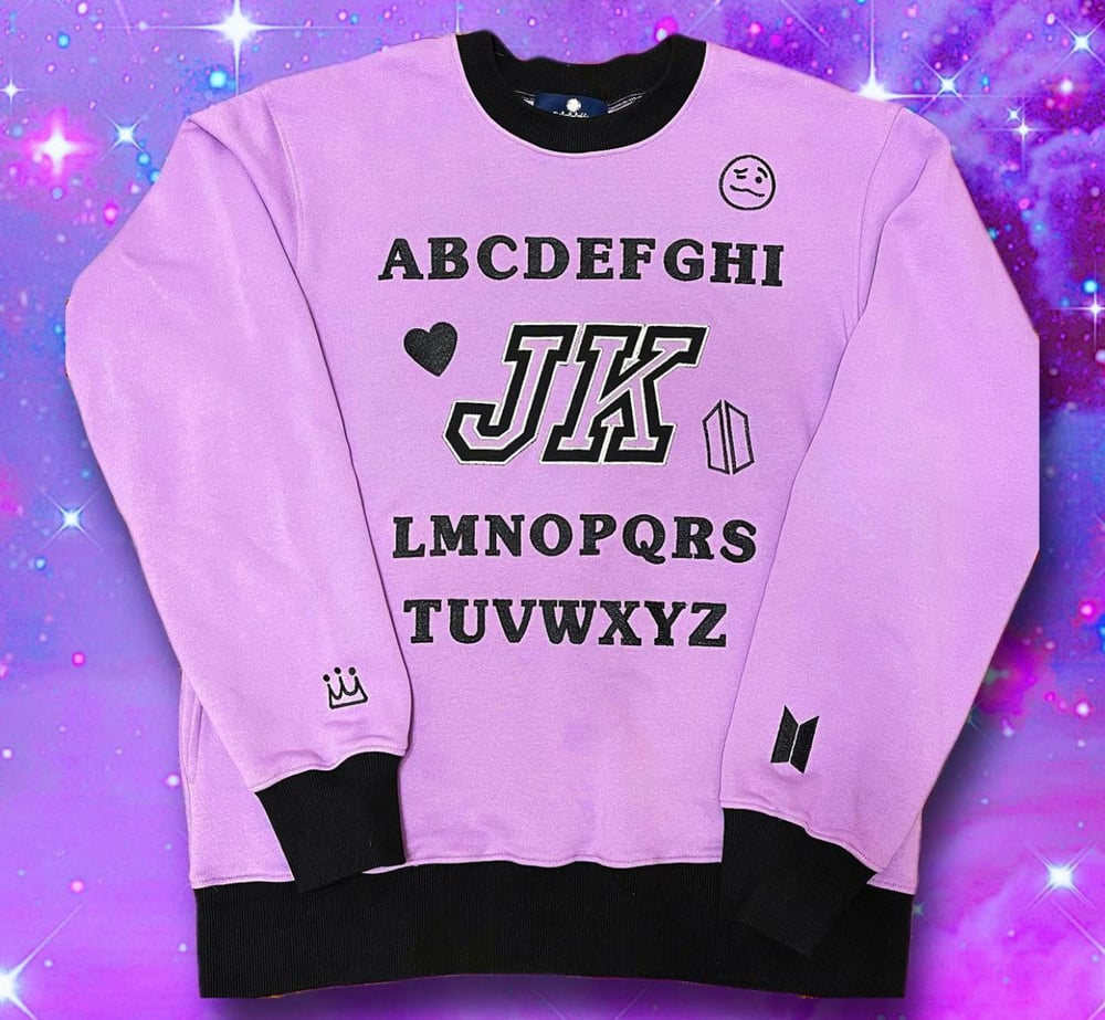 Image of BIG SALE!!! JK Alphabet Sweatshirt (was $70) 