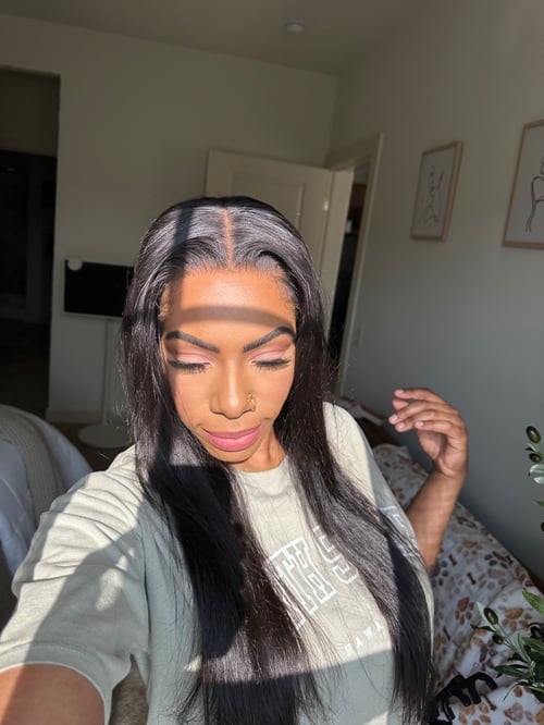 Image of 24 inch HD LACE CLOSURE WIG with FACE FRAMING LAYERS 