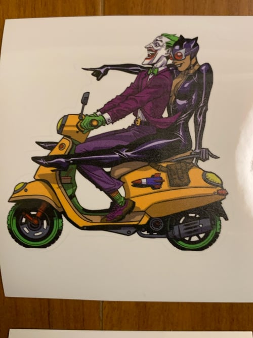 Image of SUPED-UP MOPED STICKERS