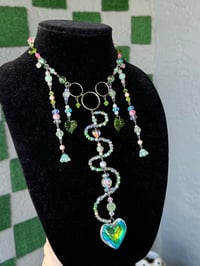 Image 3 of Emerald Heart Necklace