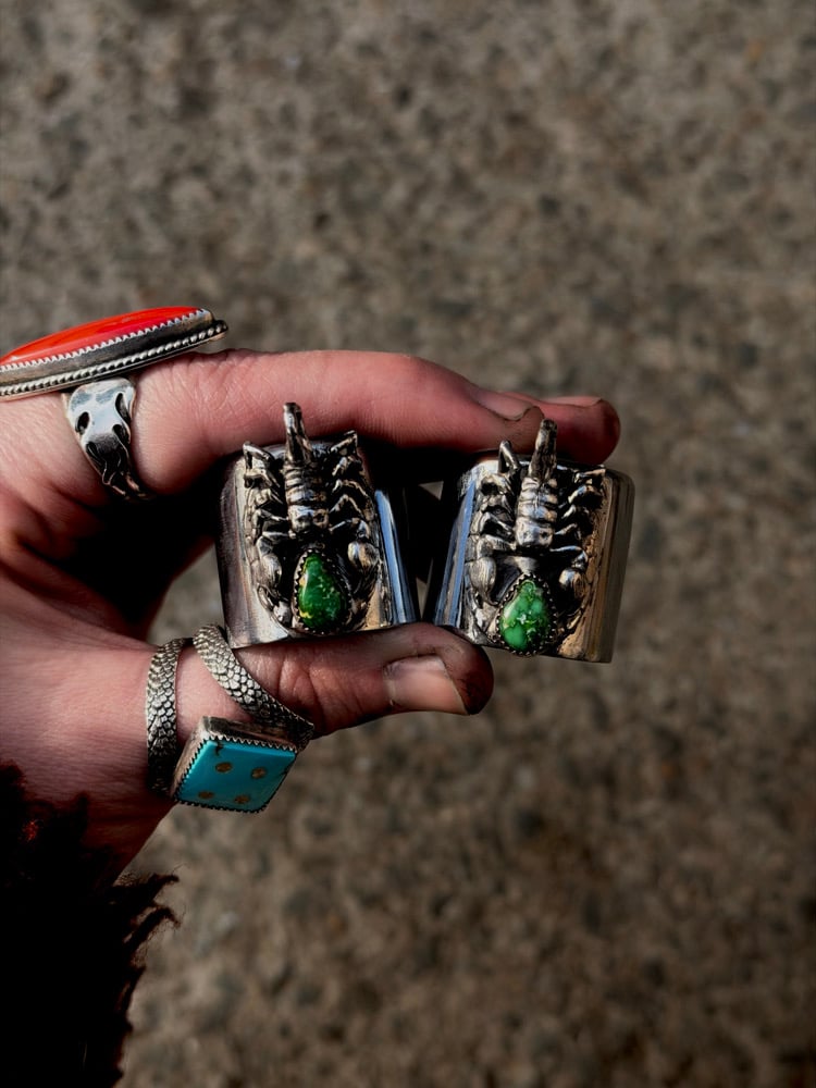 Image of Scorpion Pushrod Collars — Verde Valley Turquoise