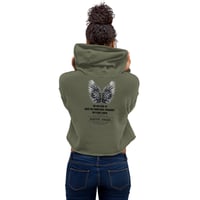 Image 4 of Women/Girls EARTH ANGEL Crop Hoodie