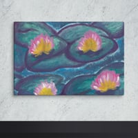 Canvas Print | Guache Lily Pond