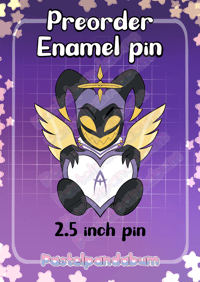 PREORDER Hazbin Hotel - Adam heart Enamel Pin badge