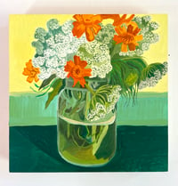 Image 1 of Queen Anne’s Lace and Marigolds No. 2