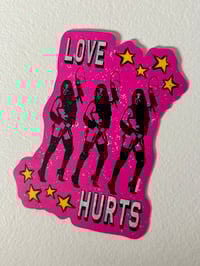Image 2 of Love Hurts - Die Cut Sticker