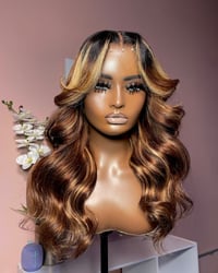 Image 1 of Blonde Highlight HD 13x6 Lace Frontal Wig - Refurbished - Ready To Wear & Ship