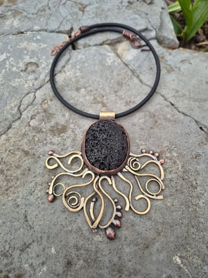 Lava sun necklace 