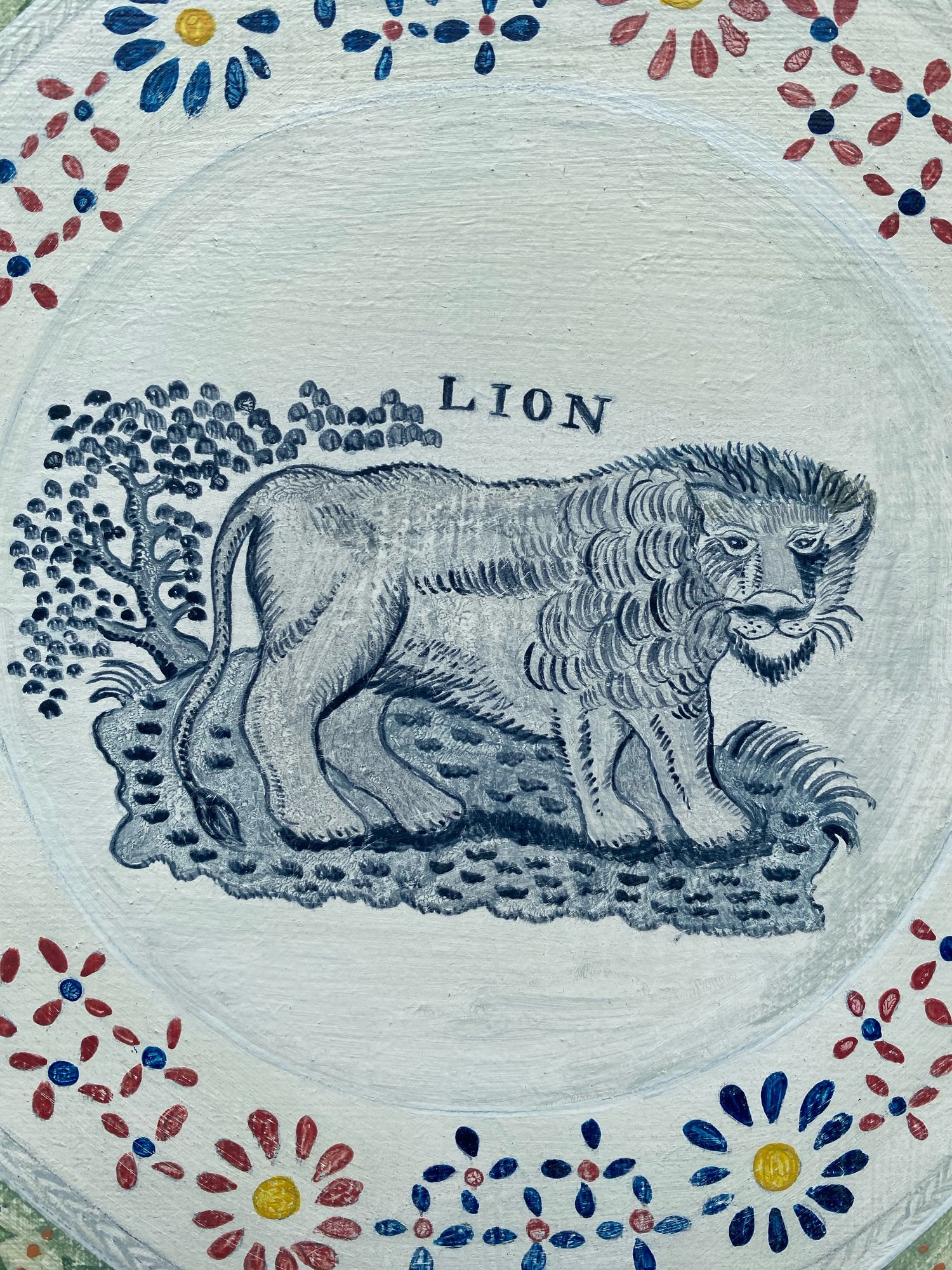 Image of Lion plate 