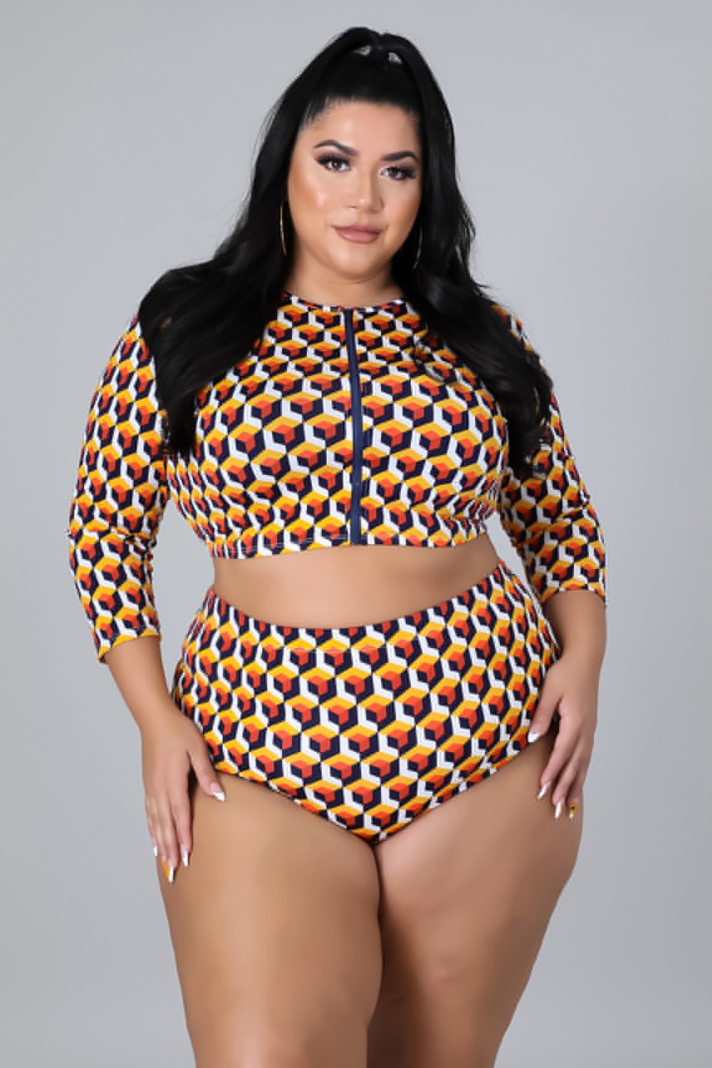 Image of Summer Vibe Plus 2 pc Swimsuit 
