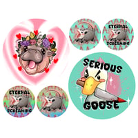 Image 1 of Silly Critters Buttons