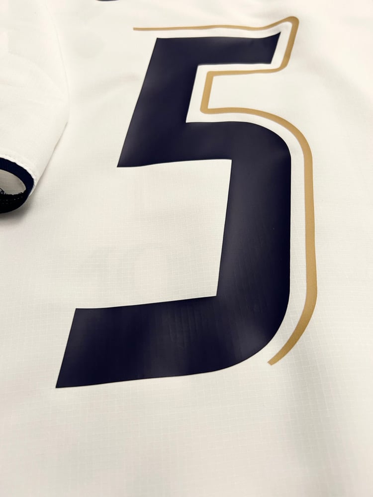 Image of Tottenham Hotspur "DAVIDS 5" 2006/07 Home Shirt + UEFA patch (L)