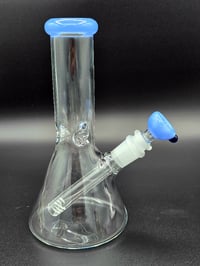 Image 2 of Small 8" Beaker Blue