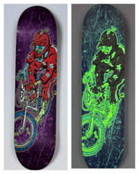 Image 3 of RAD O WEEN SCARE GLOW SKATE DECKS 2024